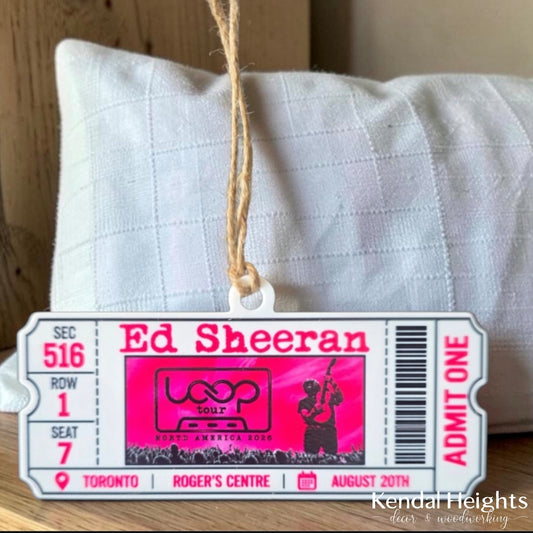 Ticket Ornament