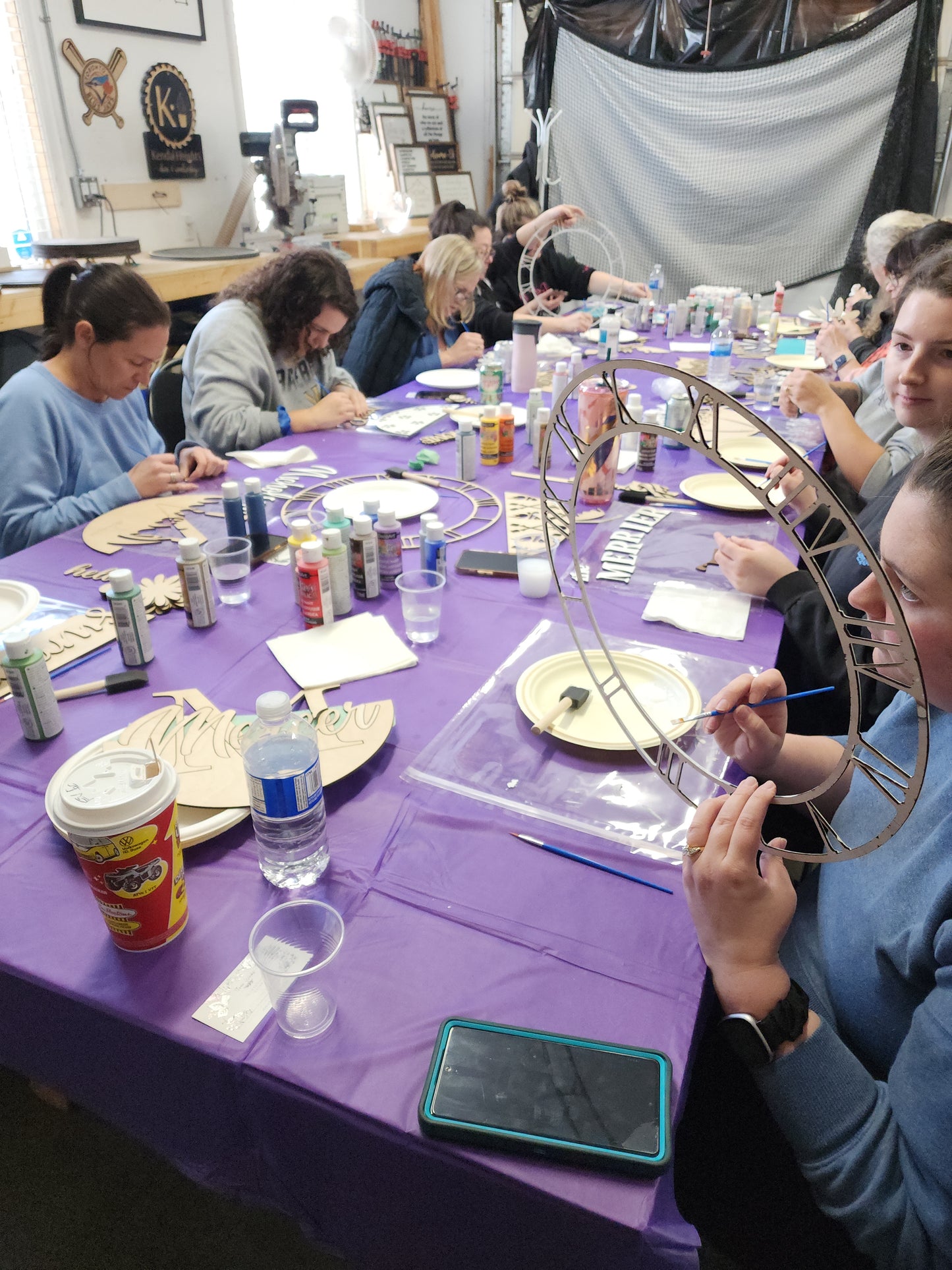 Paint, Tray, Clock Workshop Events - Deposit Only