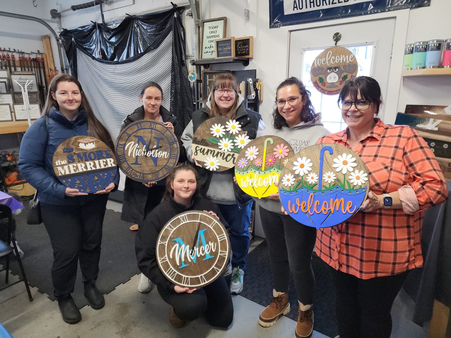 Paint, Tray, Clock Workshop Events - Deposit Only