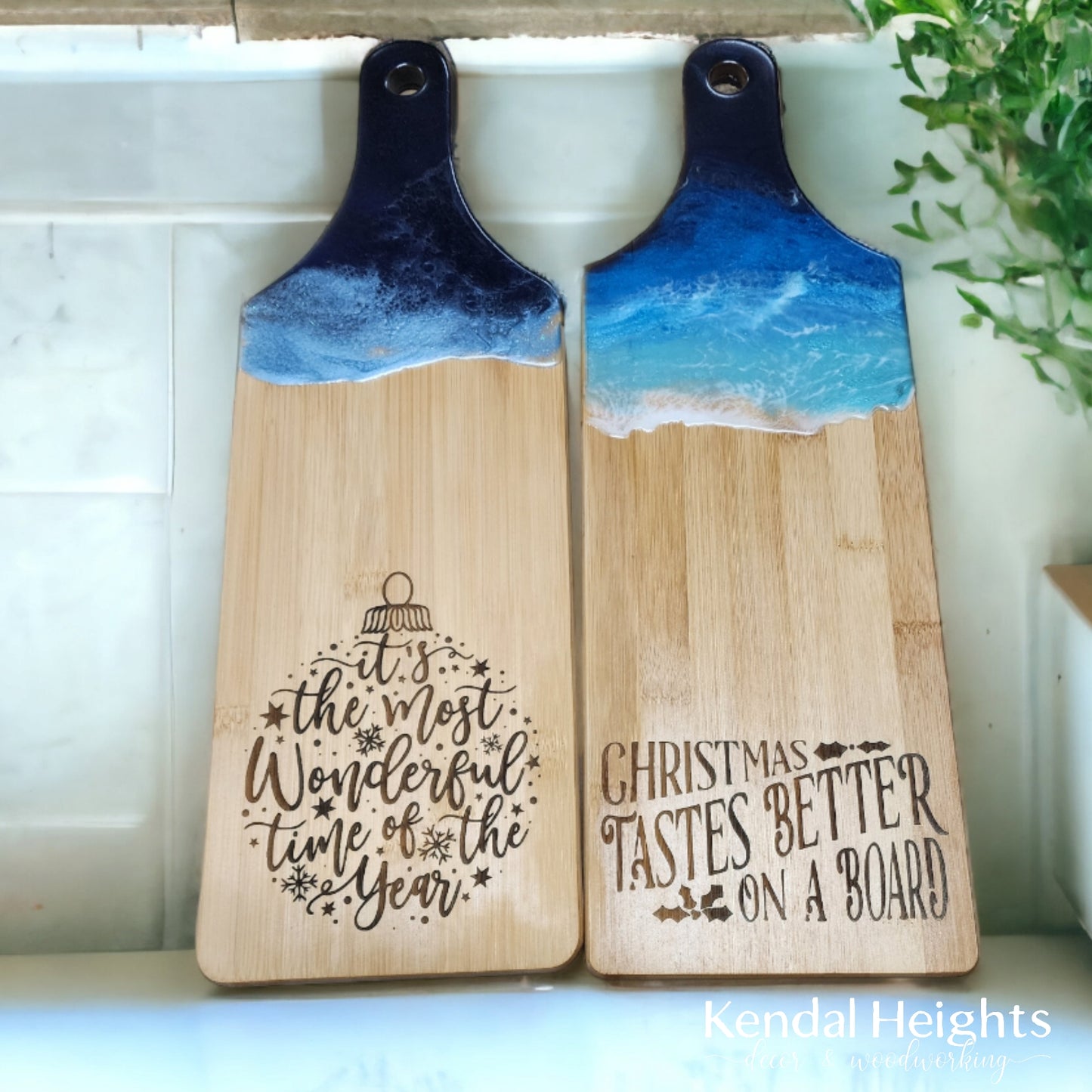 Epoxy Bamboo Cutting Board