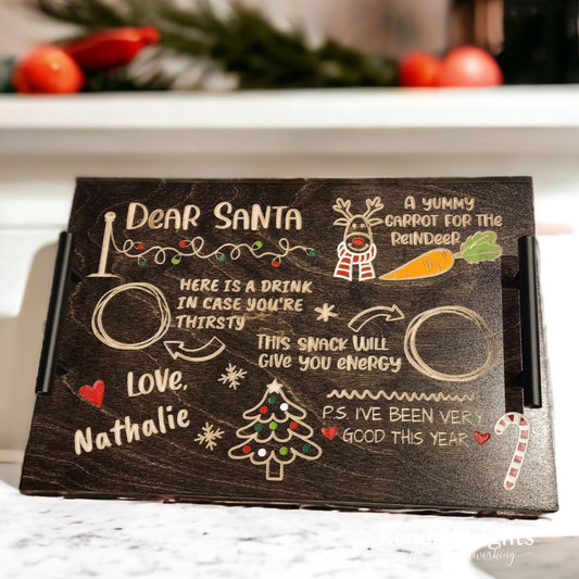 Children's Custom Milk & Cookie Tray