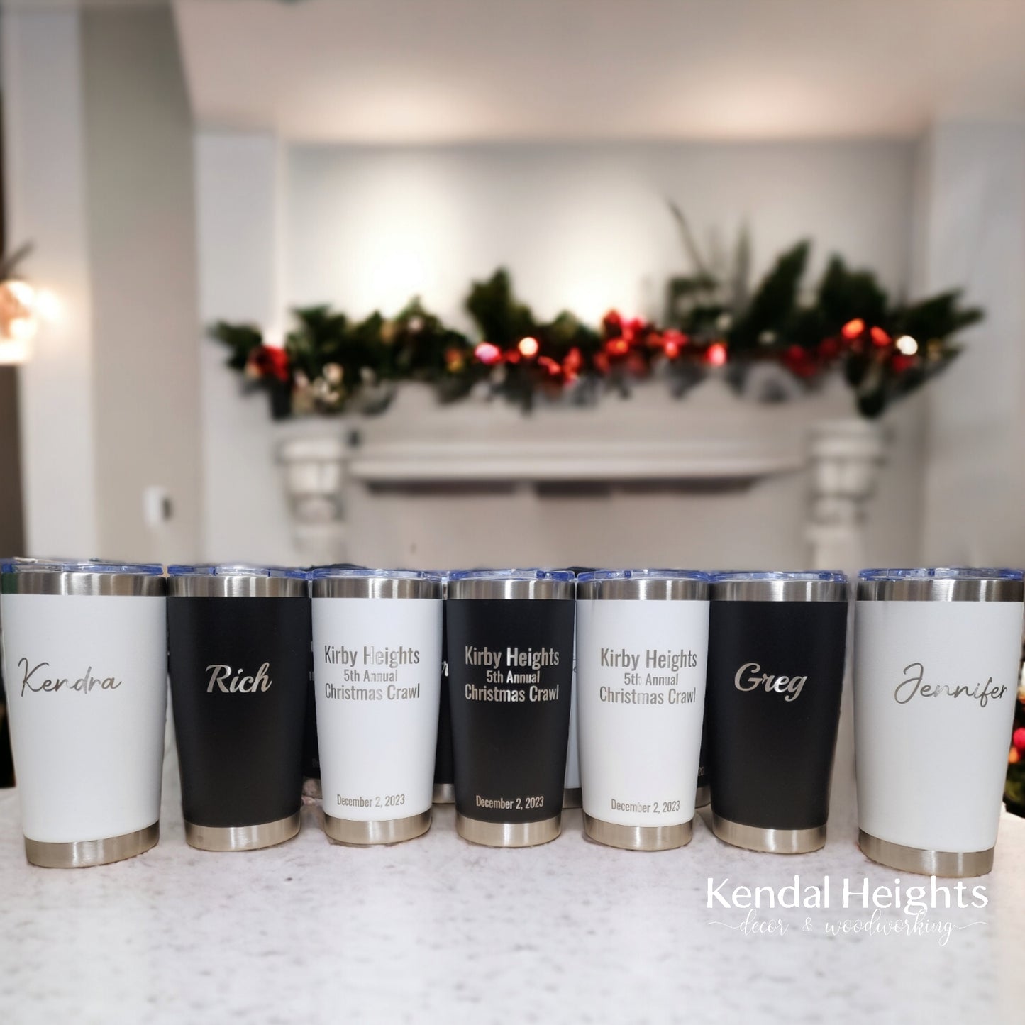 Generic Stainless Steel Etched Tumblers