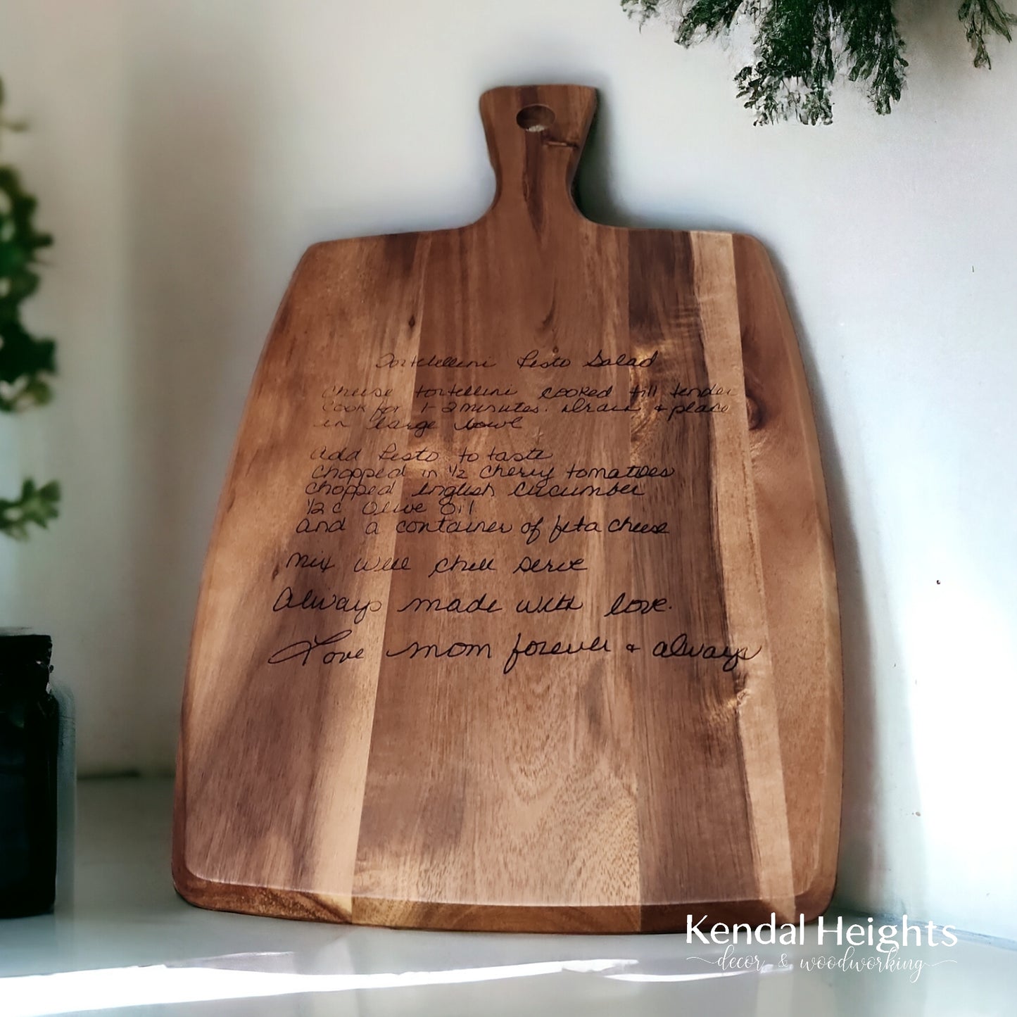 Acacia Cutting Board Paddle