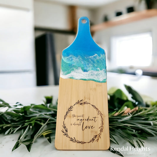 Epoxy Bamboo Cutting Board