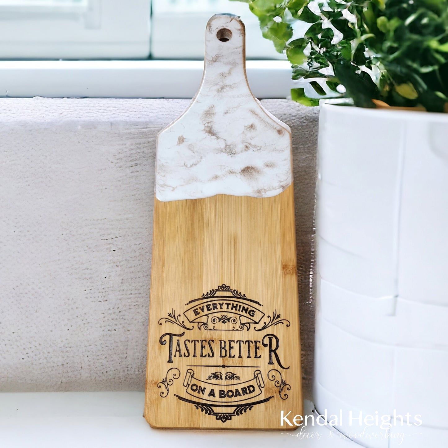 Epoxy Bamboo Cutting Board