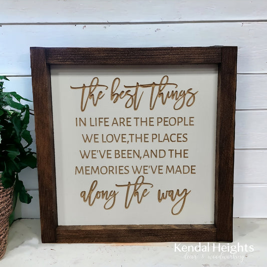 The best things...