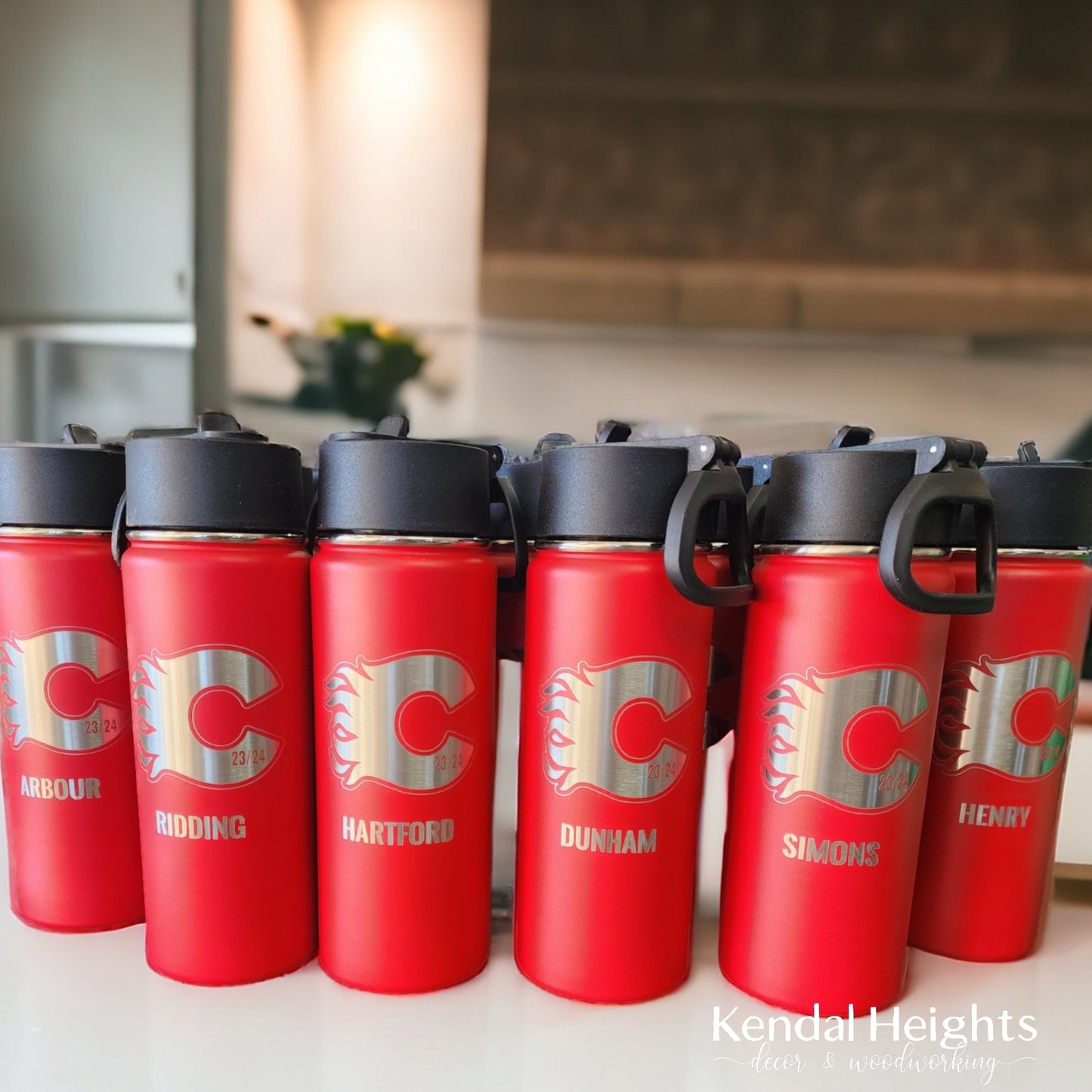 Stainless Steel Water Bottles with Straw