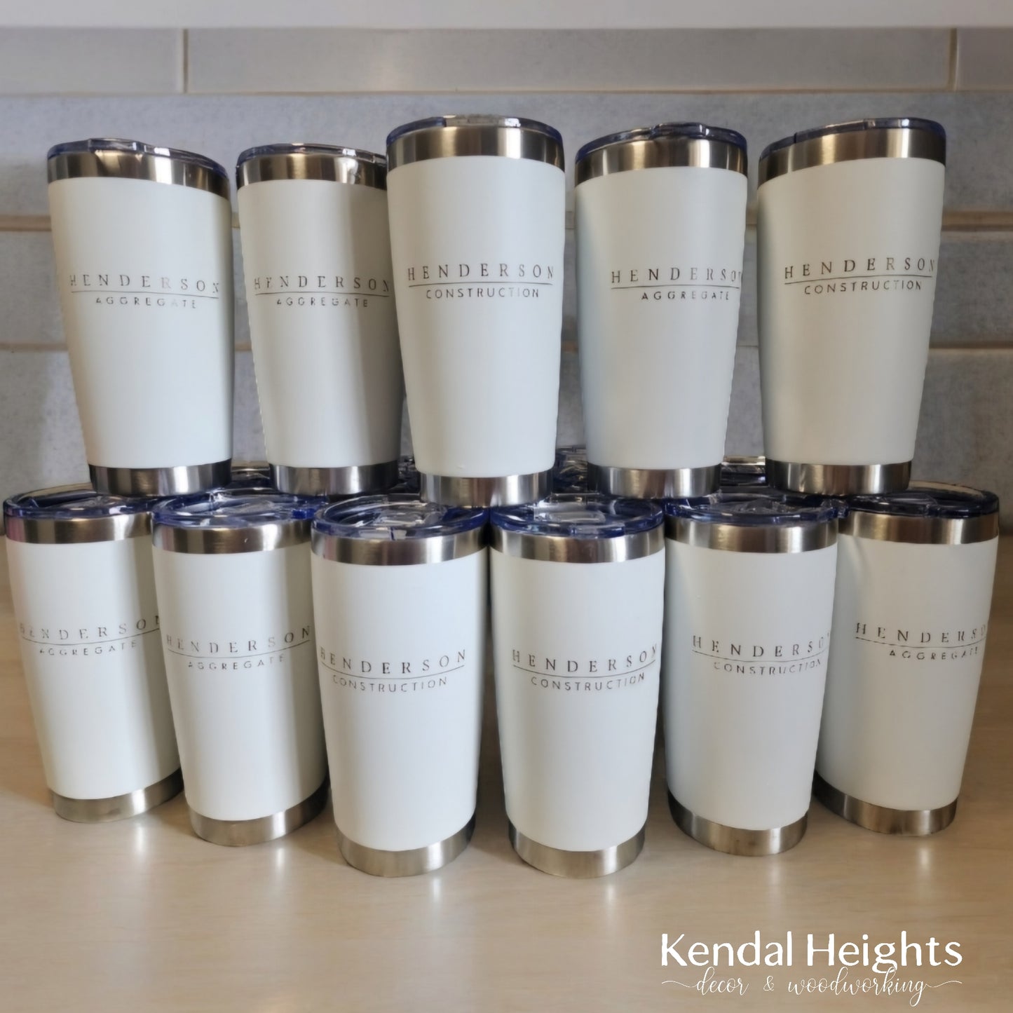 Generic Stainless Steel Etched Tumblers