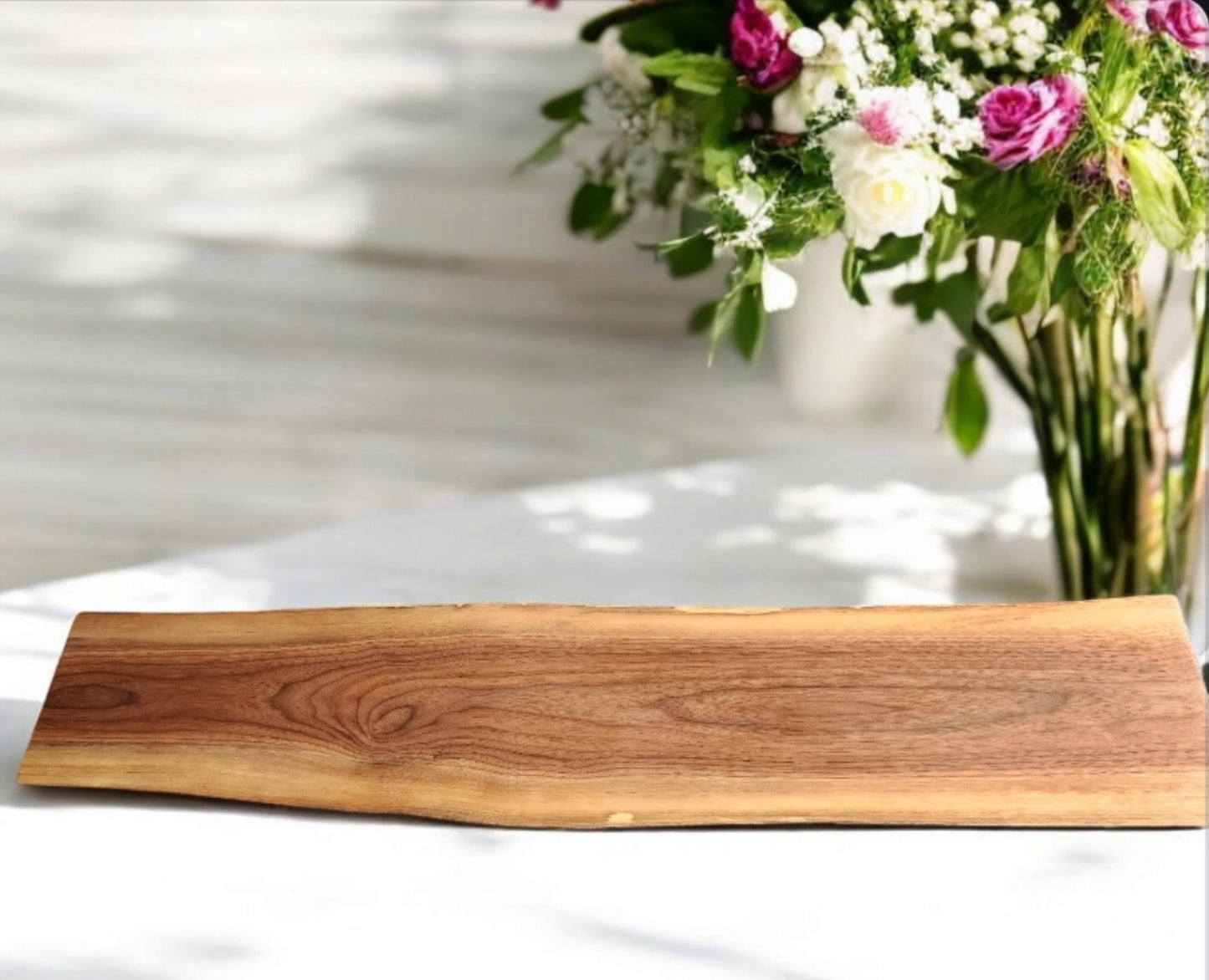 Black Walnut Live Edge Charcuterie Board (with or without Epoxy)