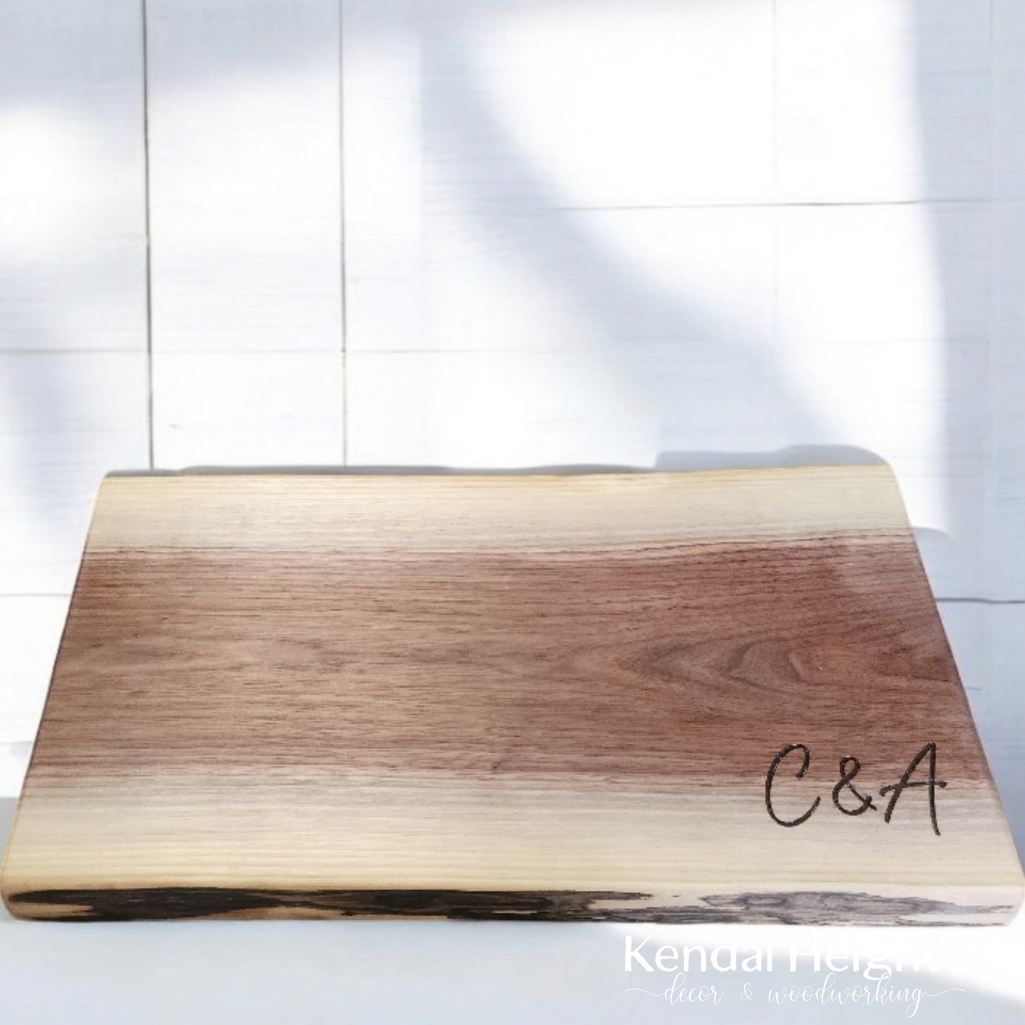 Black Walnut Live Edge Charcuterie Board (with or without Epoxy)