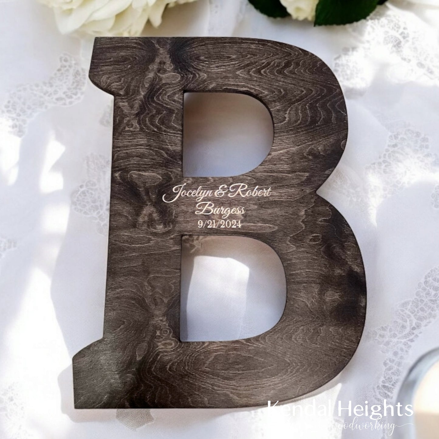 Wedding Signing Board - Monogram