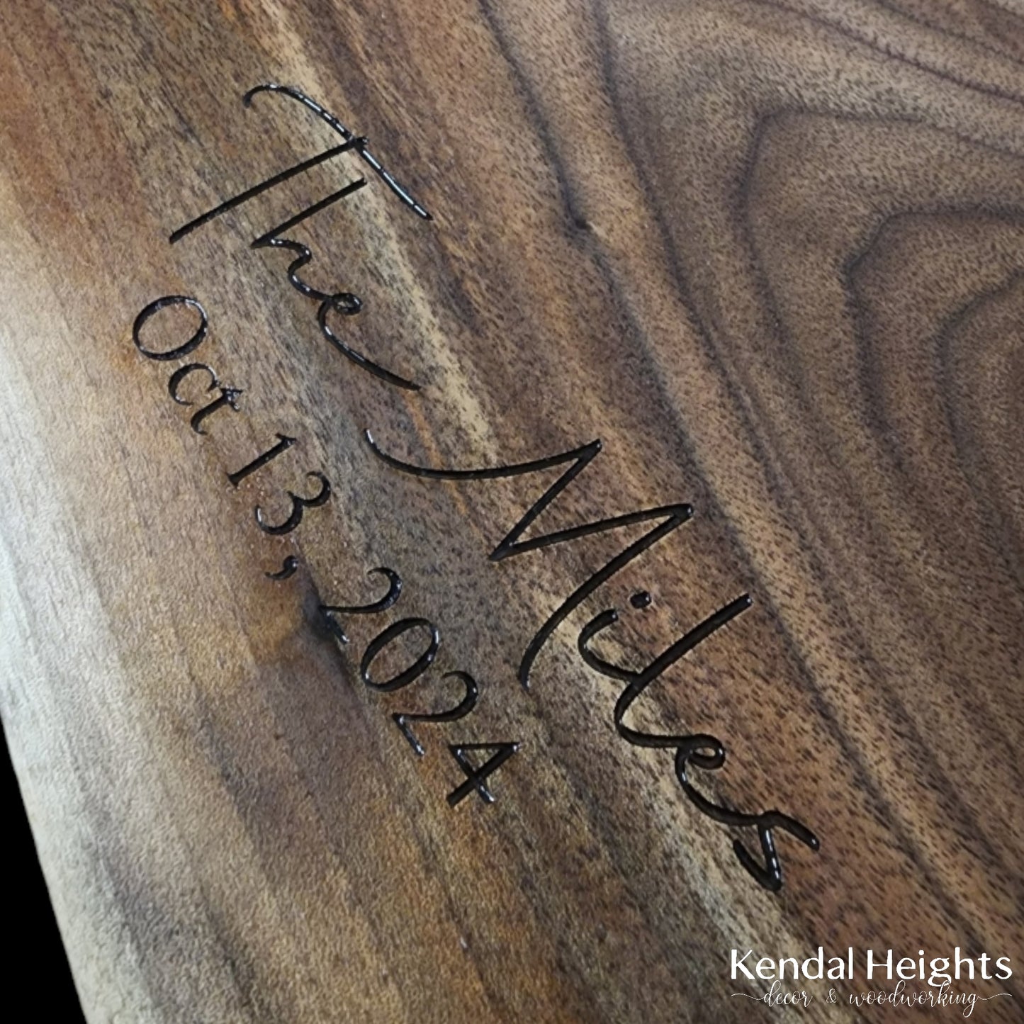 Black Walnut Live Edge Charcuterie Board (with or without Epoxy)
