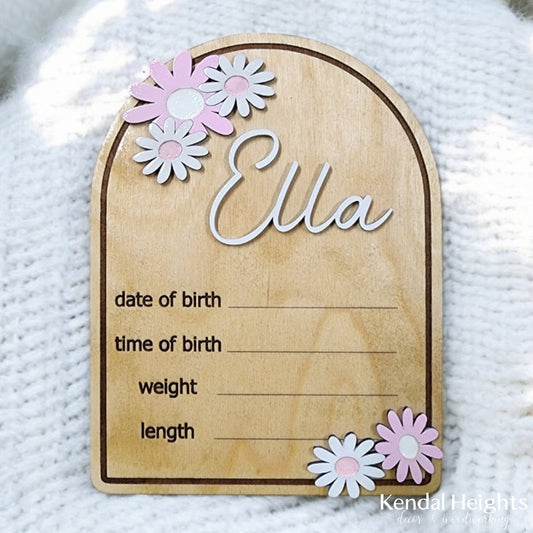 Birth Announcement (Girl or Boy)