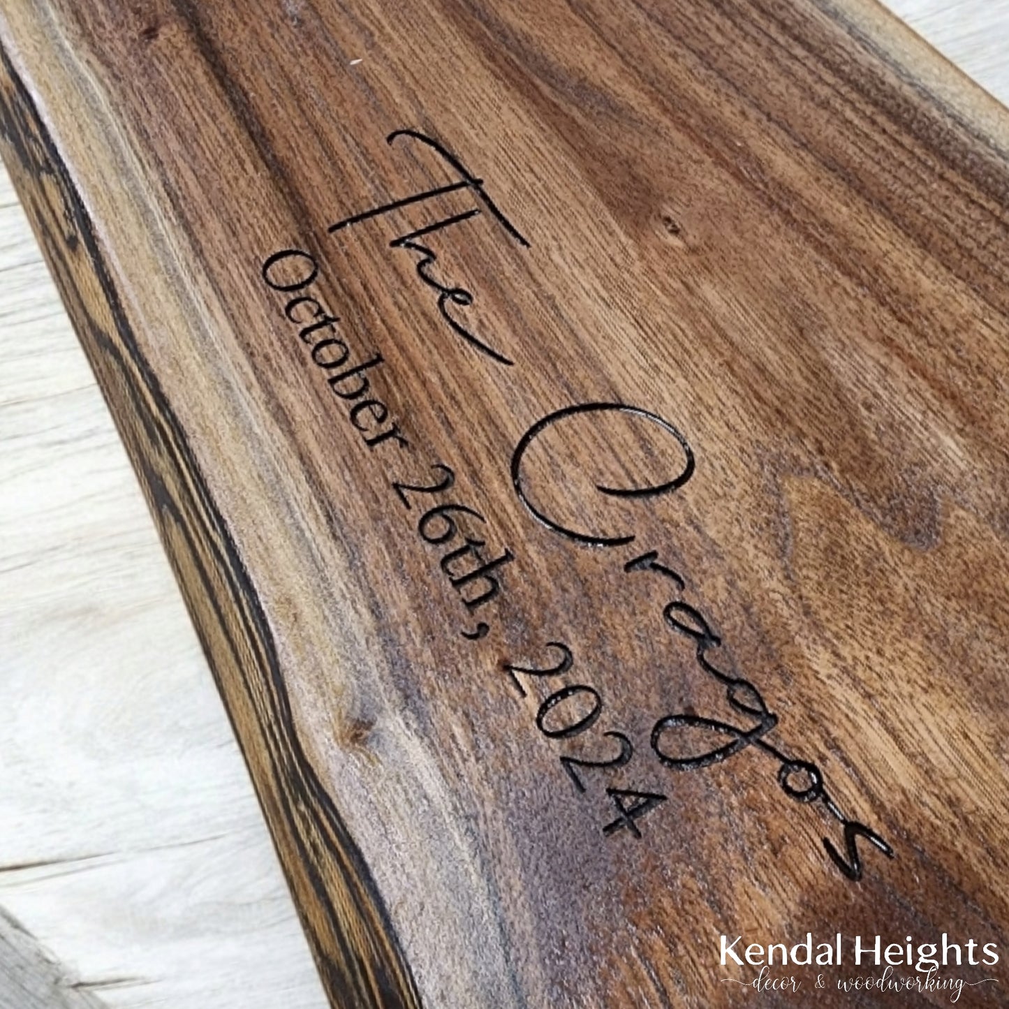 Black Walnut Live Edge Charcuterie Board (with or without Epoxy)