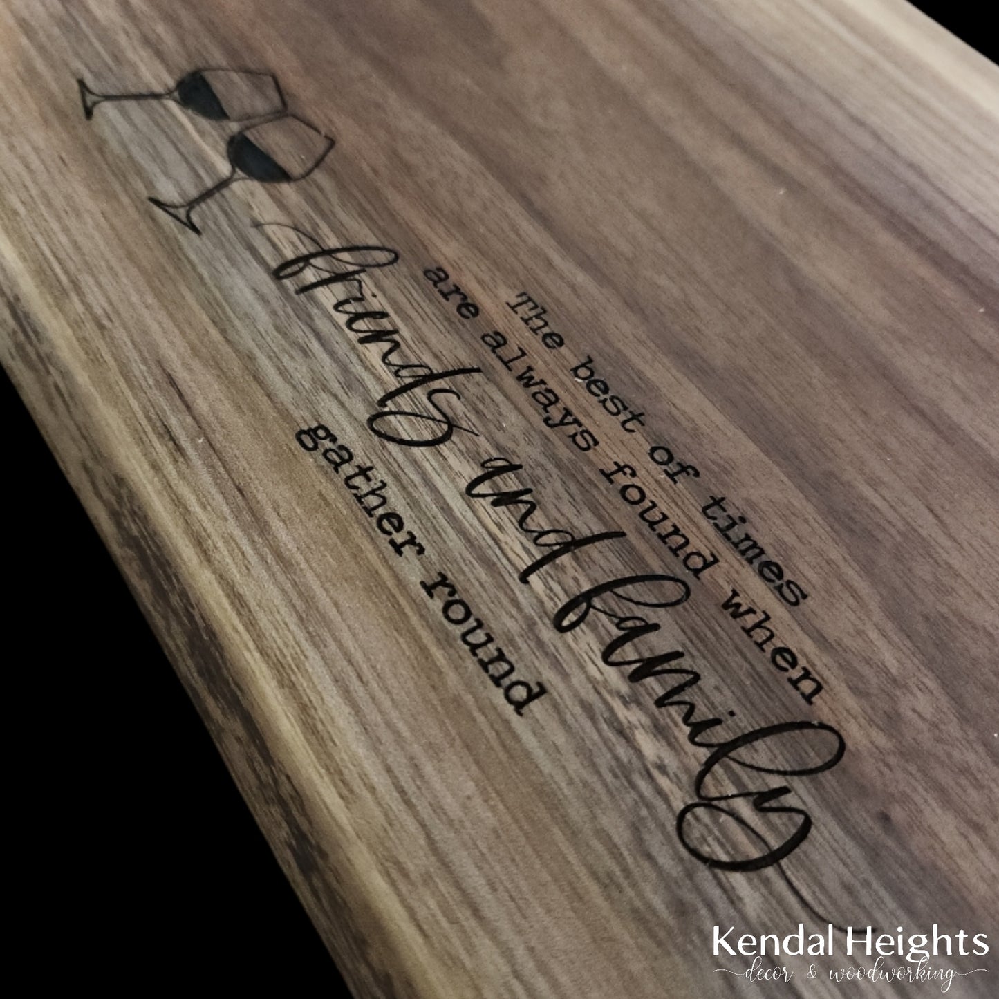 Black Walnut Live Edge Charcuterie Board (with or without Epoxy)