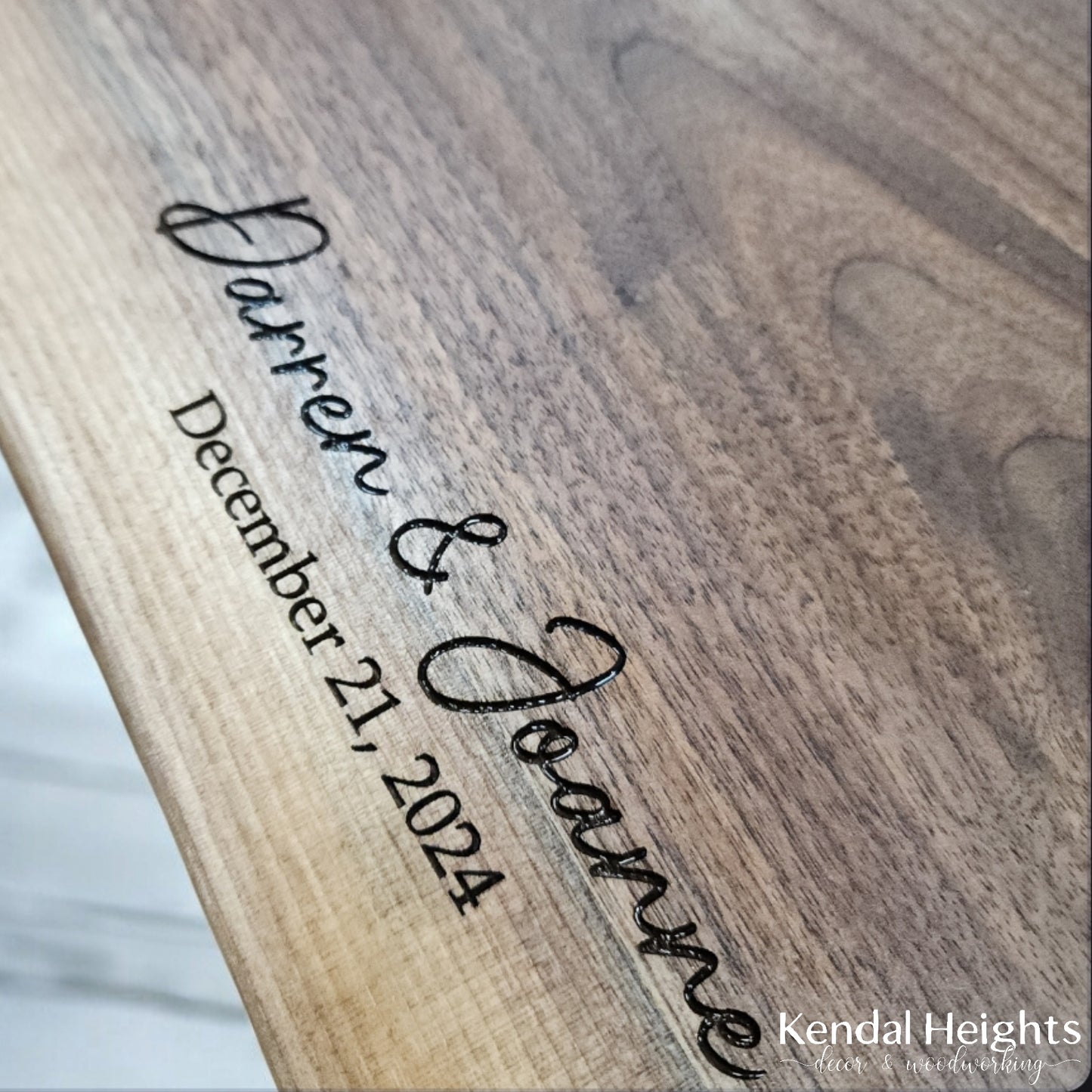 Black Walnut Live Edge Charcuterie Board (with or without Epoxy)