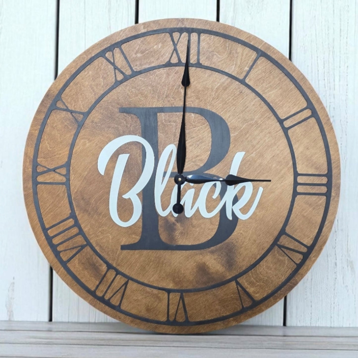 Family Name Clock