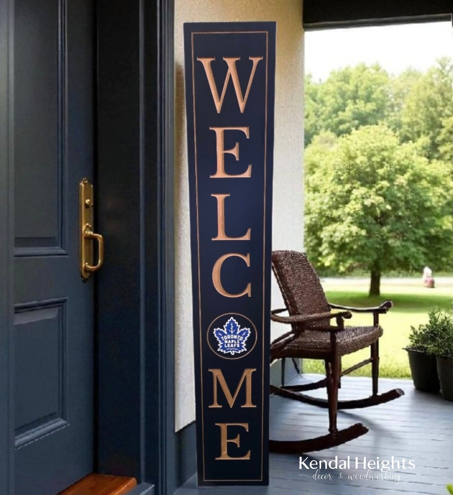 Custom Engraved Welcome Signs - Toronto Maple Leafs