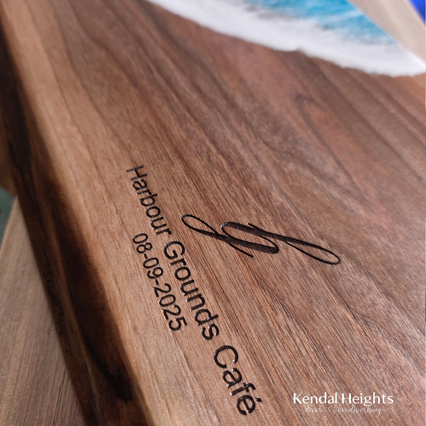 Black Walnut Live Edge Charcuterie Board (with or without Epoxy)