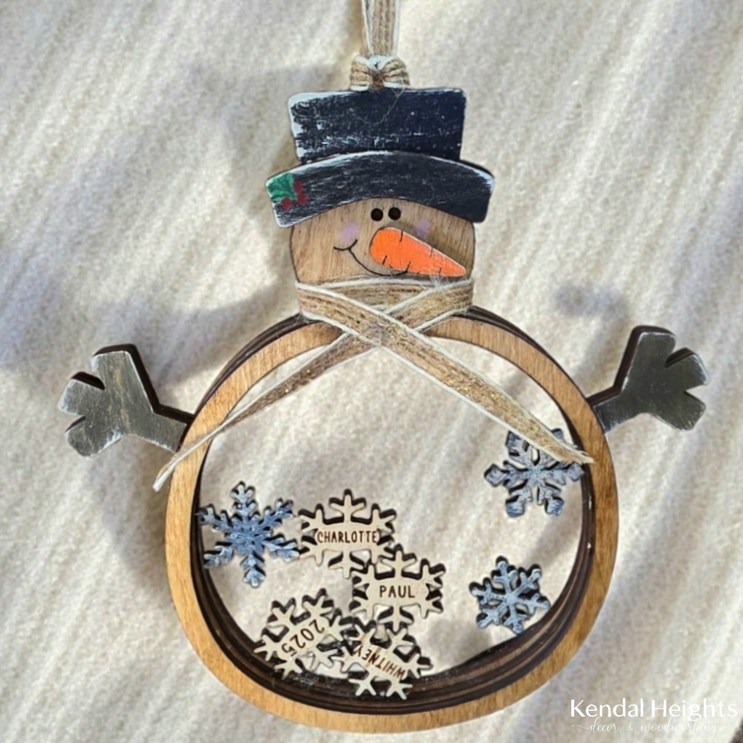 Snowman Family Snow Globe