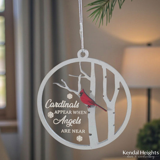 Cardinal Ornament - Angels are near