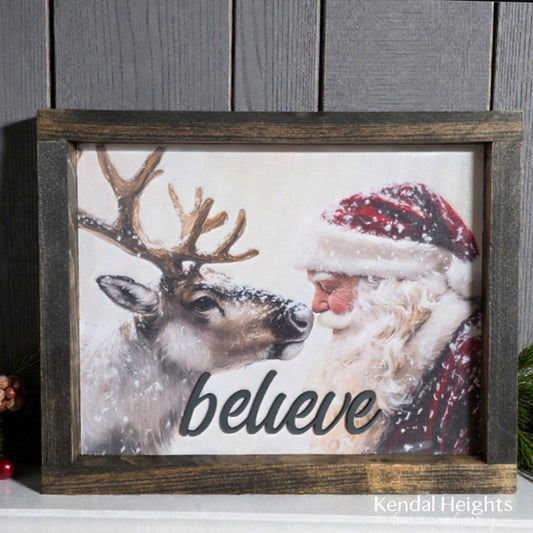 believe - Santa & Reindeer