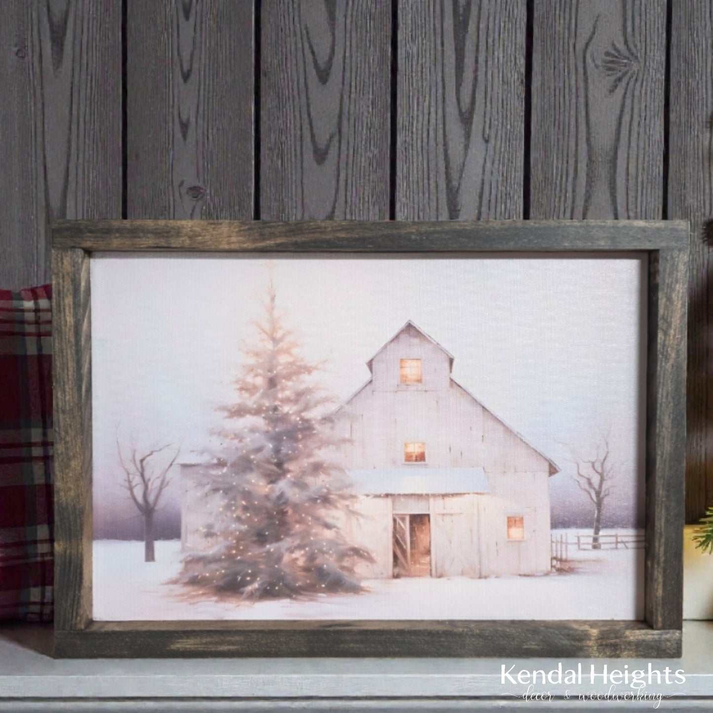 White barn