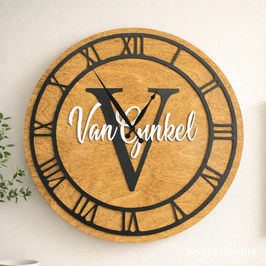 Family Name Clock