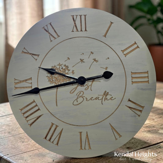 Just breathe clock