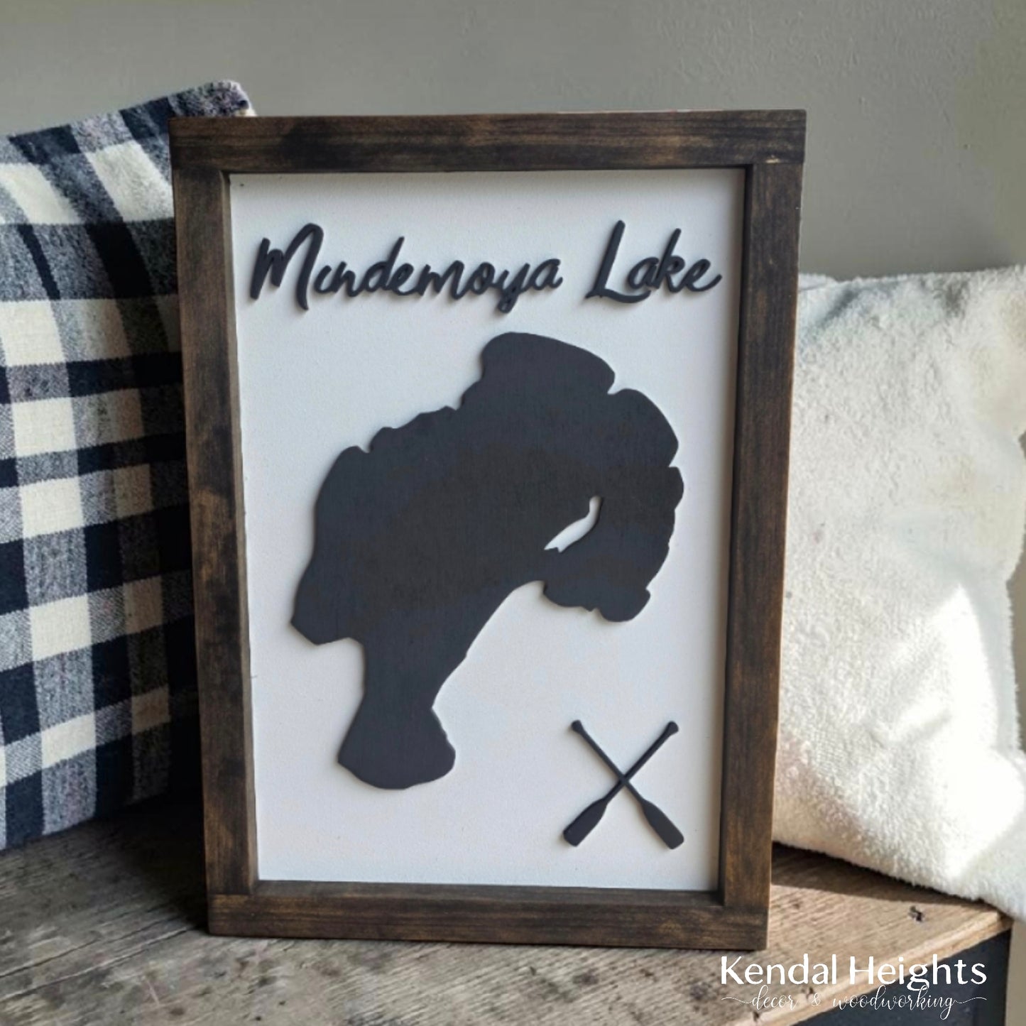 Layered Lake Sign