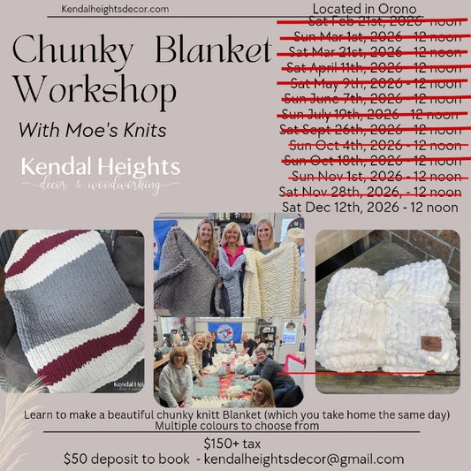 Blanket Workshop - Deposit Only