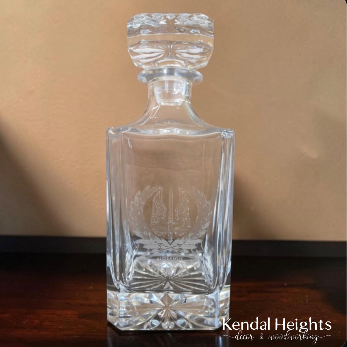 Whiskey Decanter with Glass Stopper