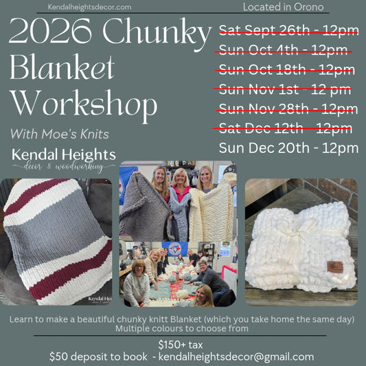 Blanket Workshop - Deposit Only