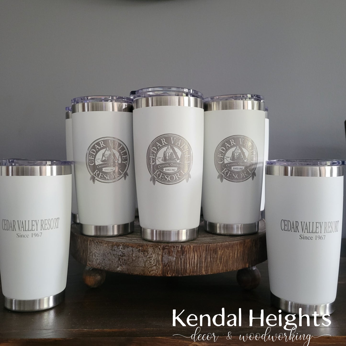 Stainless Steel Etched Tumblers