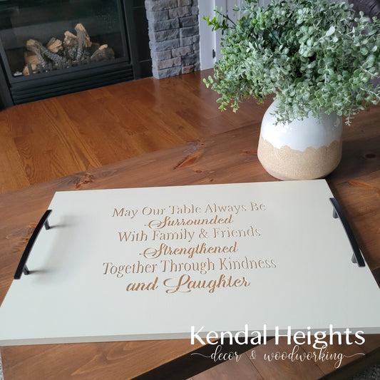 Custom Engraved Serving Tray