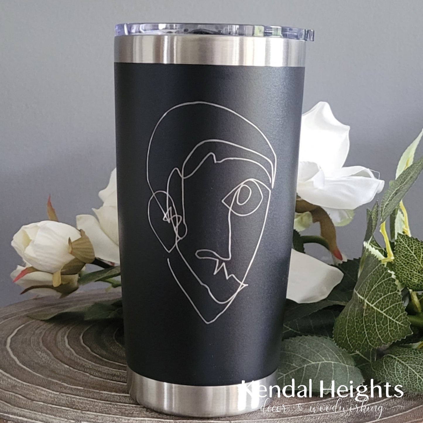 Stainless Steel Etched Tumblers