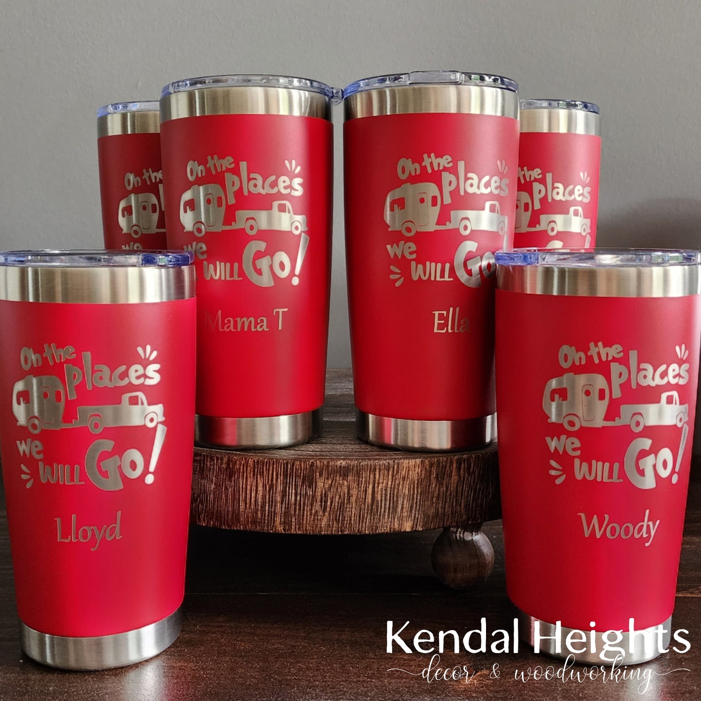 Generic Stainless Steel Etched Tumblers