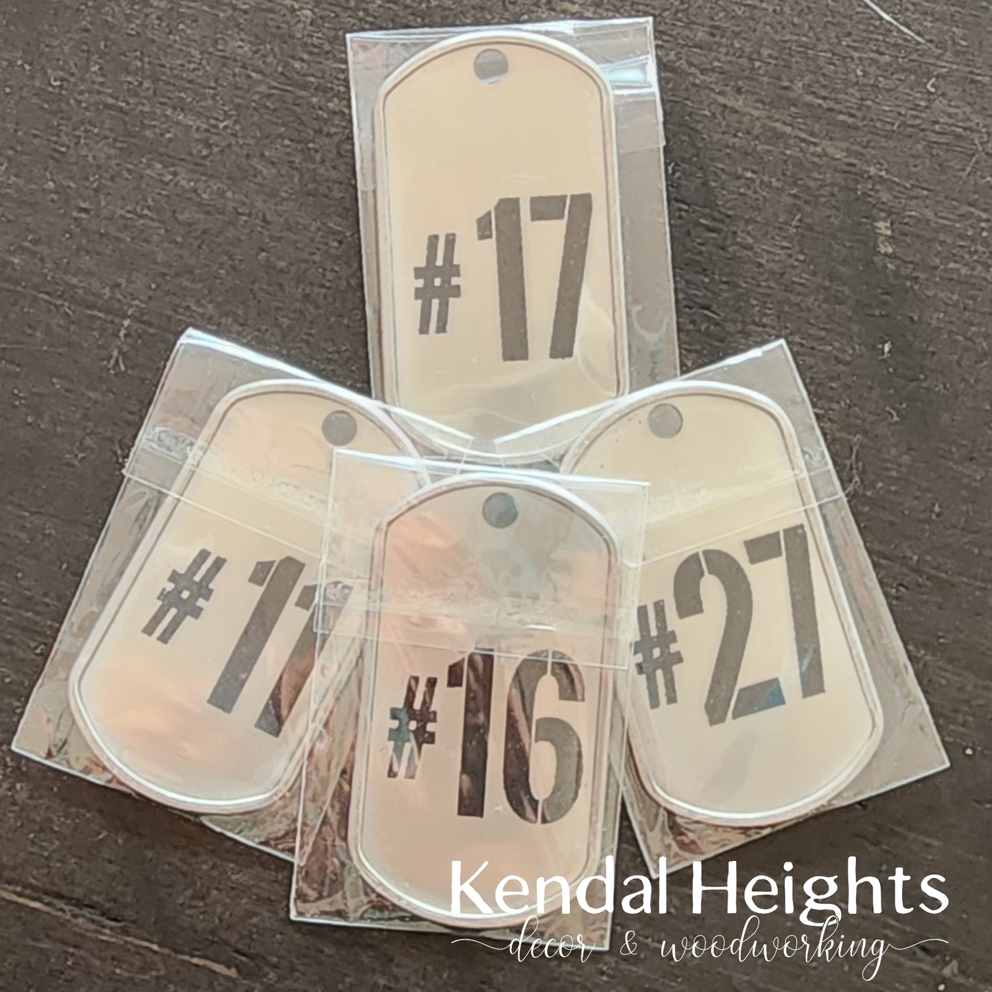 Laser Etched Dog Tags