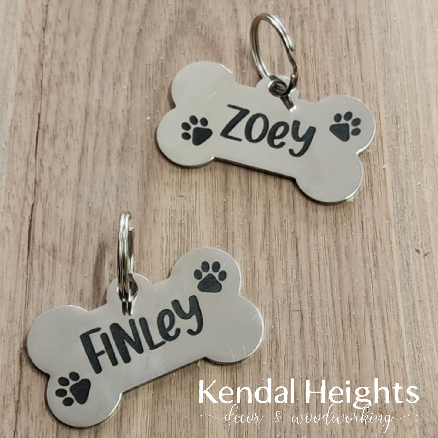 Laser Etched Dog Tags