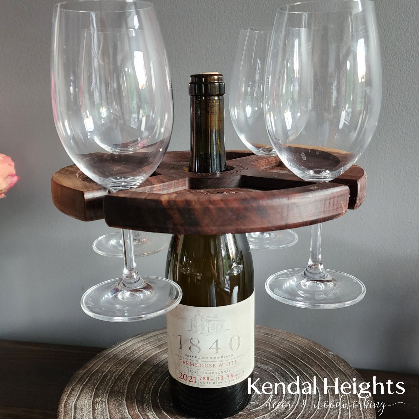 Wine Bottle & Glass Carrier