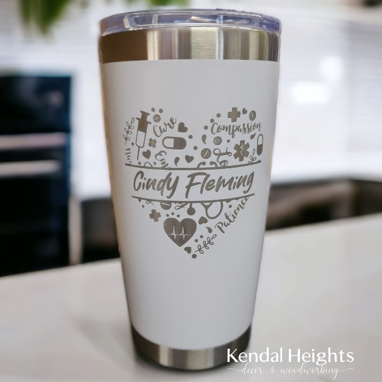 Generic Stainless Steel Etched Tumblers