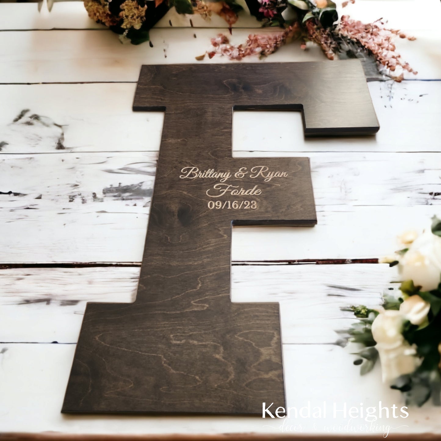 Wedding Signing Board - Monogram