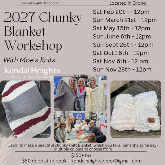 Blanket Workshop - Deposit Only