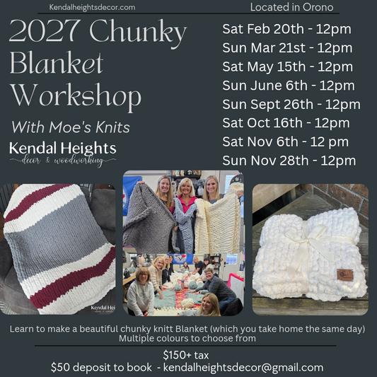 Blanket Workshop - Deposit Only
