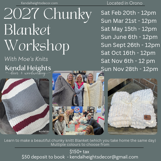 Blanket Workshop - Deposit Only