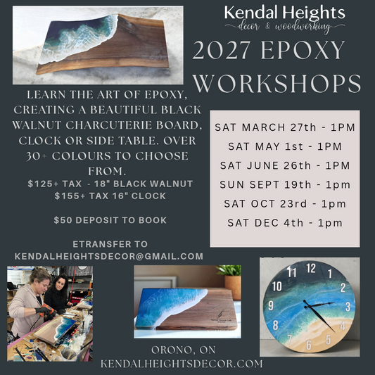 Epoxy Workshop - Deposit Only