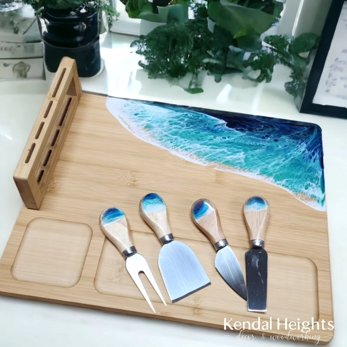 Cheese Board and Knife Set