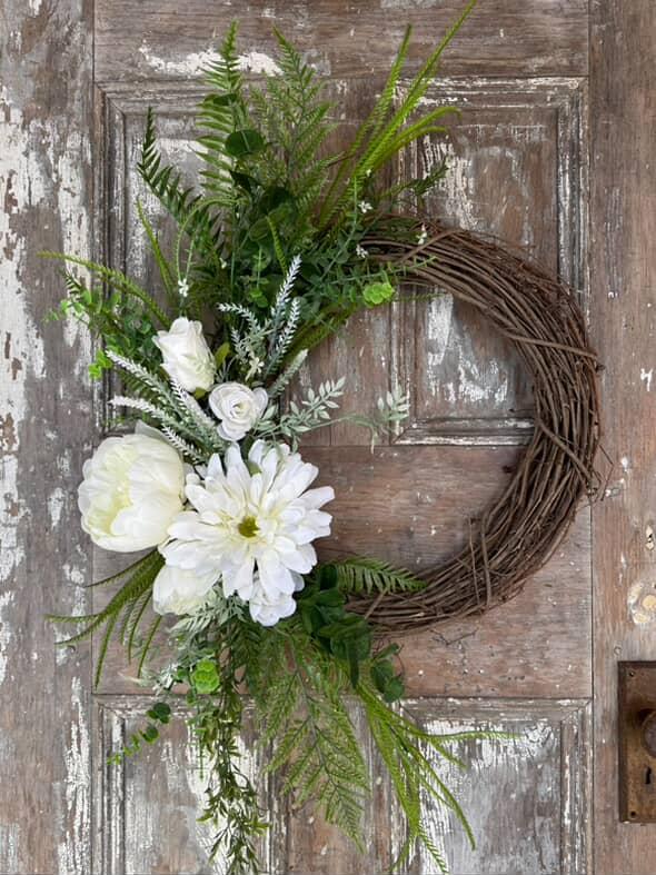 Floral Wreath & Sign - Deposit Only