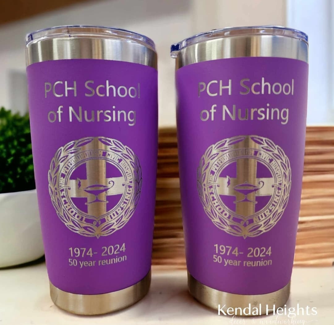 Generic Stainless Steel Etched Tumblers