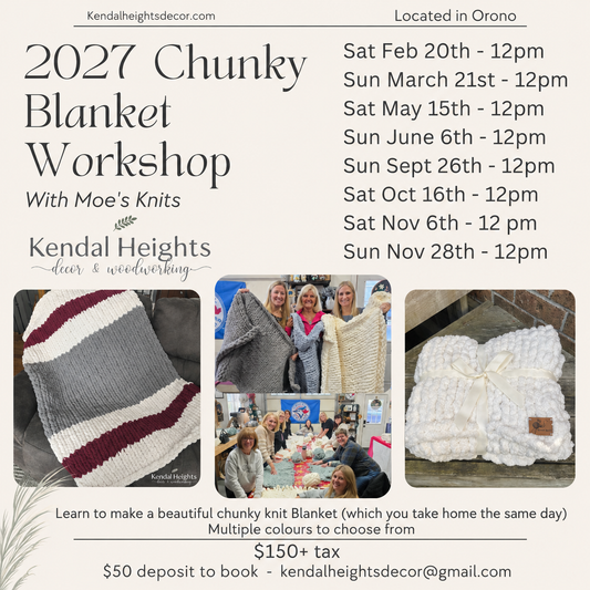 Blanket Workshop - Deposit Only